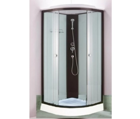 Душевая кабина ALIOTTI  ALT-011W 100*100*215  (стекло 4 мм,низкий поддон) 3 места