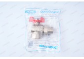 Кран шаровый с американкой угловой EUROPRODUCT 3/4