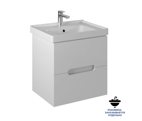 Тумба консольная из ДСП и МДФ Пола т18-60 под умывальник Грэйс Briz