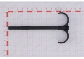 Крюк монтажный двойной L-120мм Итал