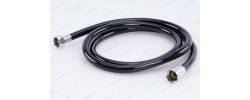 Шланг для душа Chr.Z02 150 см черный Zerix