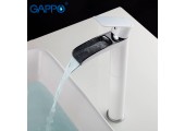 Смеситель для раковины G1048-31 белый хром Gappo