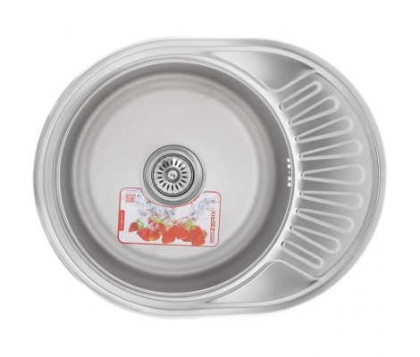 Мойка врезная Z5745-06-180E satin Zerix