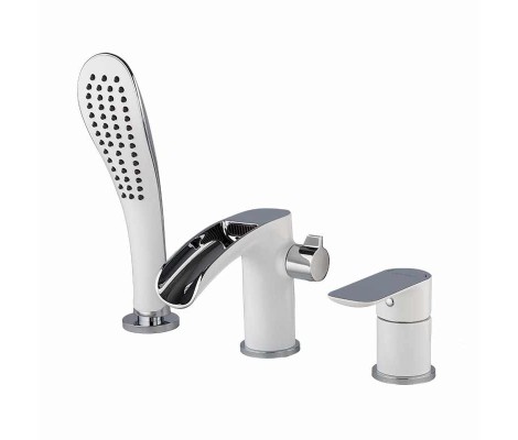 Смеситель для ванны G1148-8 врезной белый Gappo