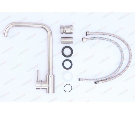 Смеситель д/кухни AKSA SIM-04-16-G нерж/сталь Смеситель д/кухни AKSA SIM-04-16-G нерж/сталь