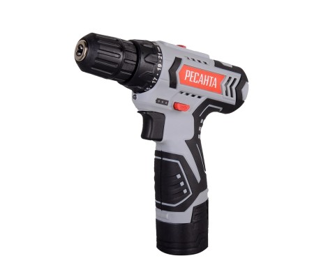 Дрель-шуруповерт аккумуляторная ДА-12-2ЛК Ресанта