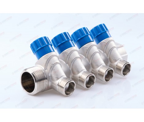 Коллектор с регулировочными вентилями 1 Коллектор с регулировочными вентилями 1