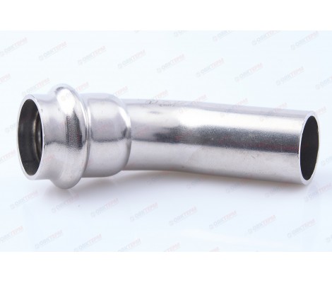 Угол пресс 45°х22 из нержавеющей стали однораструбный ZTI.558.002222 TIM