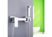 Смеситель для душа F7504 с гигиеническим душем хром Frap