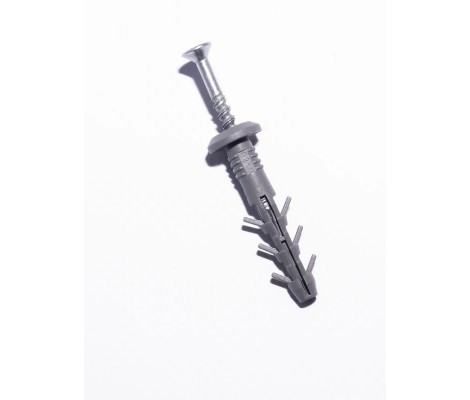 Дюбель с уд.шур. 06х40 полипр. буртик с усами (18шт.) Металвис