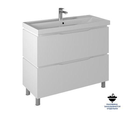Тумба из ДСП и МДФ Милана т8-100 под умывальник Фостер Briz Тумба из ДСП и МДФ Милана т8-100 под умывальник Фостер Briz