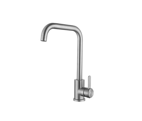 Смеситель д/кухни нерж/сталь MIXXUS FAN-011-G