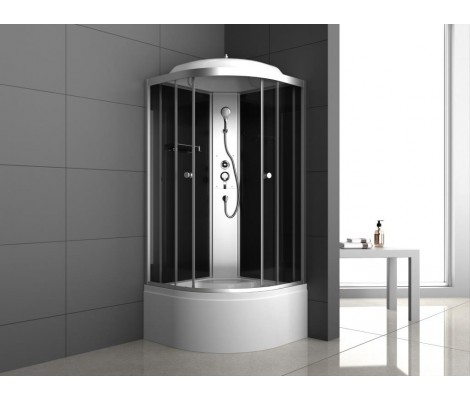 Душевая кабина ODA-8402 P 100*100*215 (тонированное стекло 4мм,глубокий поддон) Душевая кабина ODA-8402 P 100*100*215 (тонированное стекло 4мм,глубокий поддон)