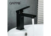 Смеситель для раковины G1017-6 черный Gappo Смеситель для раковины G1017-6 черный Gappo