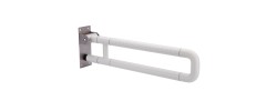 Поручень для туалета нержавеющая сталь/пластик F8141 Frap