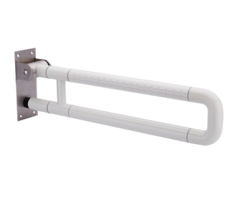 Поручень для туалета нержавеющая сталь/пластик F8141 Frap