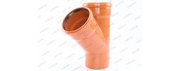 Тройник 160/160/45° рыжий RTP