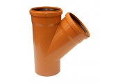 Тройник 160/160/45° рыжий RTP