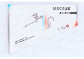 Смеситель для кухни SUS 011-2-G из нержавеющей стали SUS304 &Oslash;40 черный Mixxus