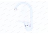 Смеситель для кухни Afina-011 без подводки белый Plamix