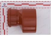 Редукция канализационная 160/110 рыжая Flextron