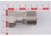 Полусгон с накидной гайкой и наружной резьбой никелированный 3/4*1/2 Tim