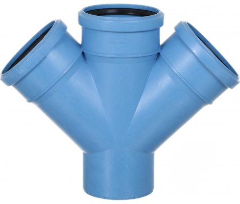 Крестовина одноплоскостная ПП 110х110х100х45 Rain Flow