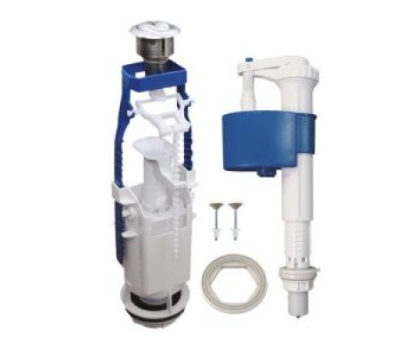 Арматура АБ 77.59.14.3 2-х режимная кноп нижняя подача