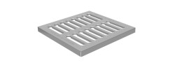 Решетка штампованная стальная оцинкованная, кл. А Point РВ-28,5.28,5 Gidrolica