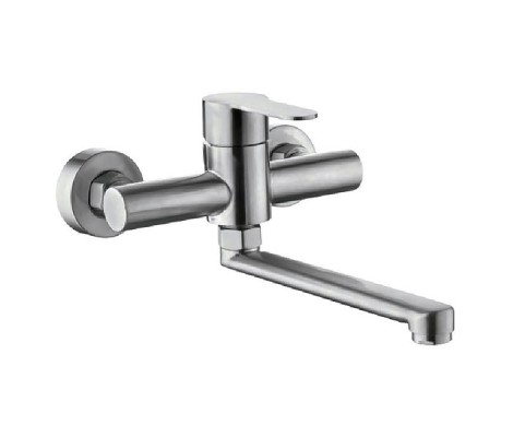 Смеситель для кухни LR74603 настенный из нержавеющей стали SUS304 Zerix