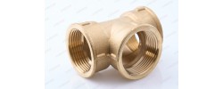 Тройник латунь   1 1/4