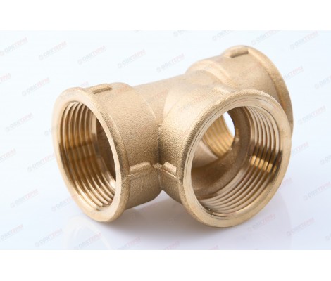 Тройник латунь   1 1/4