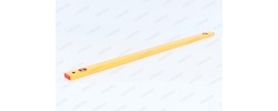 Уровень алюминиевый, желтый с линейкой 1000 мм Santool