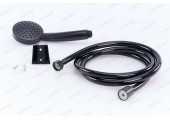 Шланг, лейка, кронштейн черный Shower Set-02B Zerix
