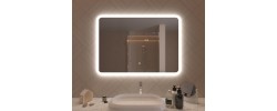Зеркало1000х700 Gent с LED подсветкой,подогревом,литым коробом и сенсорным выкл. Кайман Glassiko