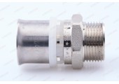 Соединитель пресс с переходом на наружную резьбу 26* 3/4