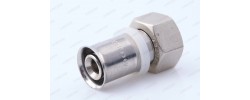 Соединитель пресс с накидной гайкой 16*1/2