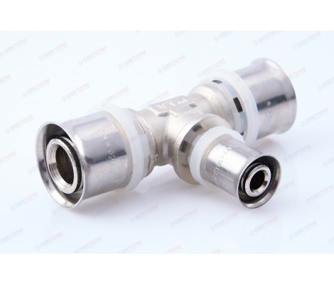 Тройник пресс 26*16*26 VTm.231.N.261626 Valtec