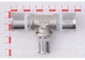 Тройник пресс 26*16*26 VTm.231.N.261626 Valtec