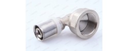 Угольник пресс с переходом на внутреннюю резьбу 16*3/4