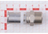 Соединитель пресс с переходом на наружную резьбу 16*1/2 Соединитель пресс с переходом на наружную резьбу 16*1/2