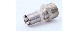 Соединитель пресс с переходом на наружную резьбу 16*3/4