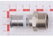 Соединитель пресс с переходом на наружную резьбу 16*3/4 Соединитель пресс с переходом на наружную резьбу 16*3/4