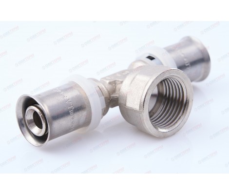 Тройник пресс 16*1/2