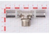 Тройник пресс 16*1/2
