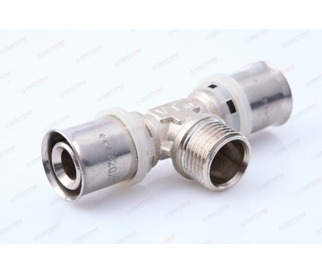 Тройник пресс 20*1/2 Тройник пресс 20*1/2