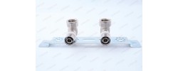 Монтажная планка с пресс-водорозетками 16*1/2 VTm.224.N.001604 Valtec 