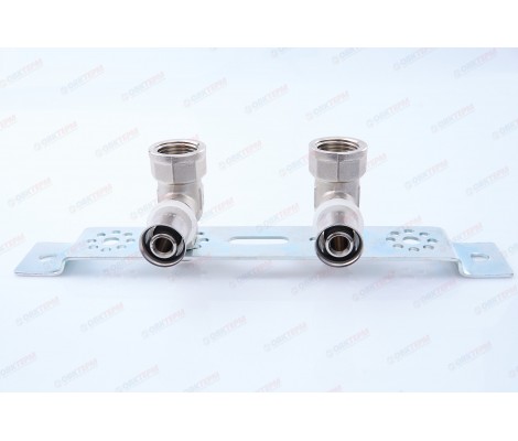 Монтажная планка с пресс-водорозетками 16*1/2 VTm.224.N.001604 Valtec 