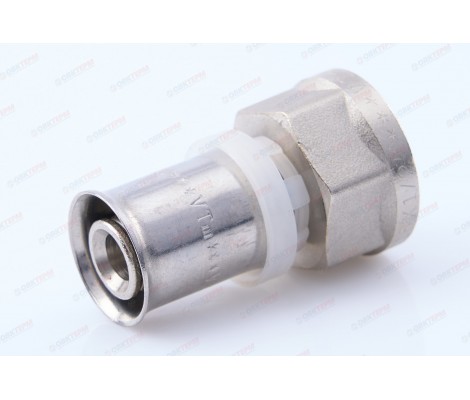 Соединитель пресс с переходом на внутреннюю резьбу 16*1/2