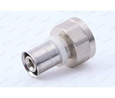 Соединитель пресс с переходом на внутреннюю резьбу 16*3/4